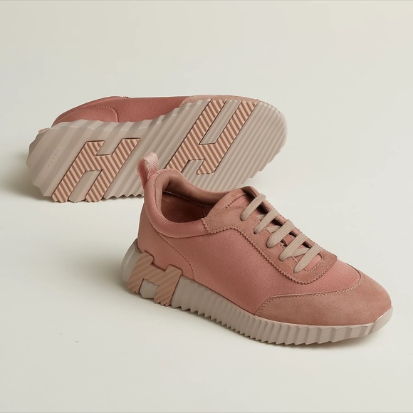 Hermes Bouncing sneaker Rose Perle size 38
